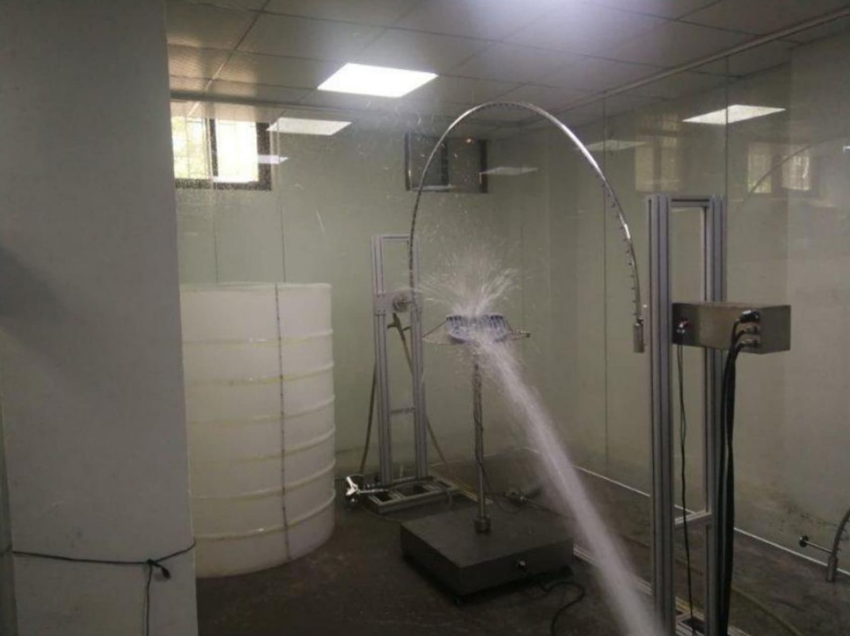 IP66 waterproof testing process